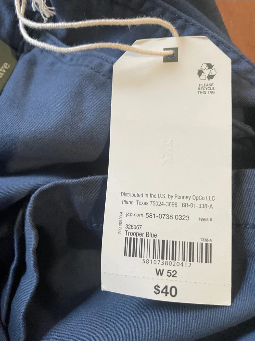 Men's Mutual Weave Blue Shorts